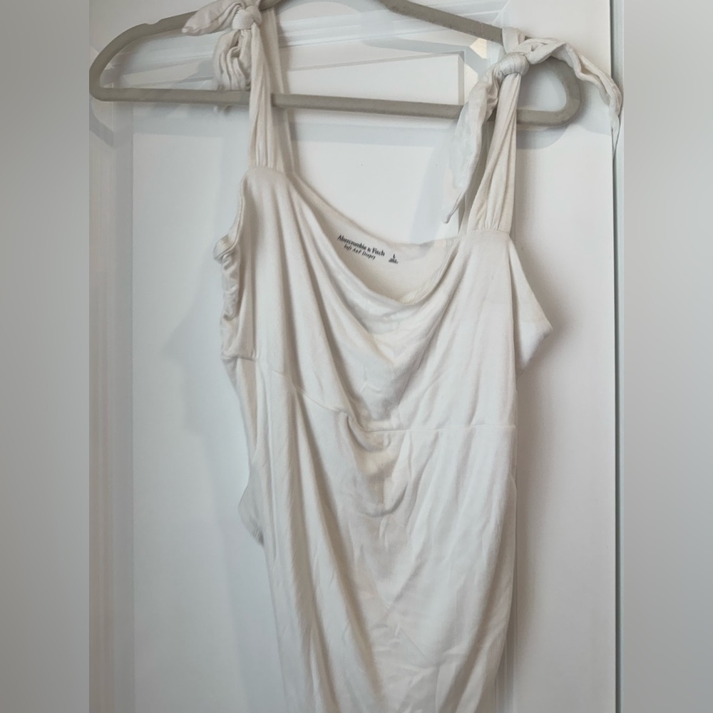 Abercrombie & Fitch White Tank Top
